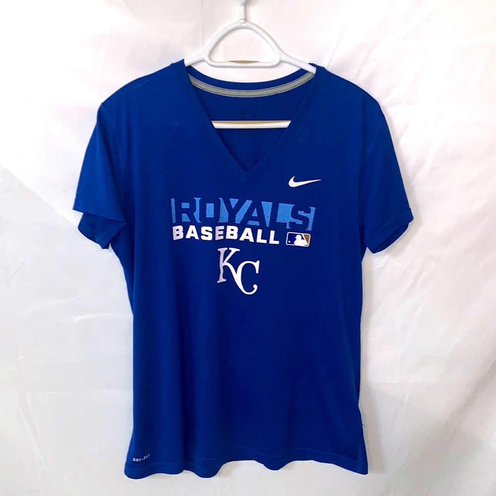 Kansas City Royals Nike Dry Fit Women's V-neck size large